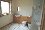 Spacious and airy bathroom