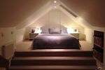 Upstairs king size bed