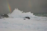 Rough seas and amazing skies