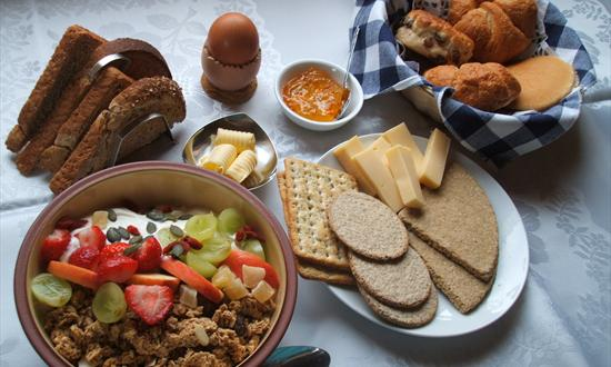 A delicious 'Virdafjell B&B' breakfast